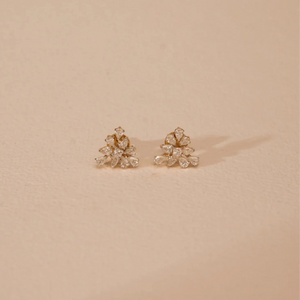 Royal Marquise Bloom Diamond Studs