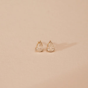 Classic Pear-Shine Diamond Studs