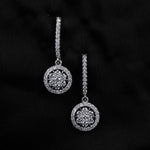 Infinity Edge Diamond Stud Earrings