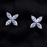 Butterfly Wings Diamond Stud Earrings