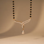 Linear Spark Minimal Diamond Mangalsutra