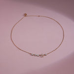 Petite Floral Vine Diamond Necklace