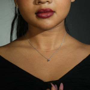 Crystal Prism Pendant Necklace