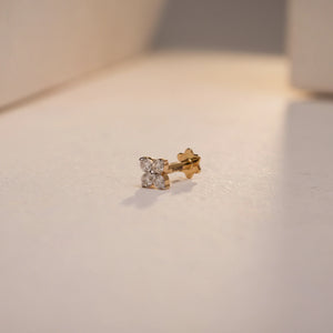 Petite Blossom Gold Nose Pin