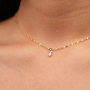 Pear Drop Diamond Pendant