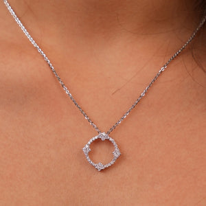 Circular Charm Pendant Necklace