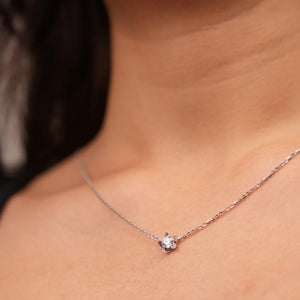 Starry Solitaire Diamond Pendant