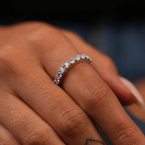 Sophisticated Square Diamond Ring