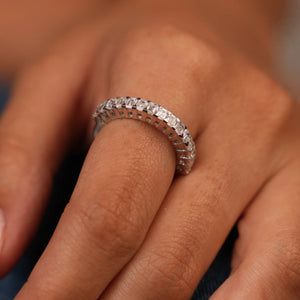 Sophisticated Square Diamond Ring