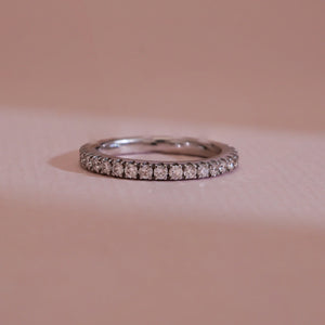 Slim Diamond Eternity Band Ring