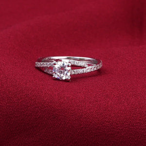 Infinity Halo Spark Diamond Ring