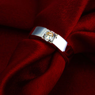 Regal Tension Mens Diamond Ring