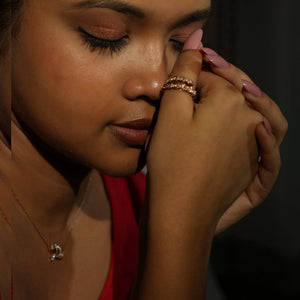 Vipers Embrace Diamond Ring
