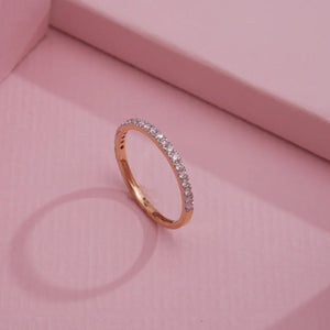 Minimal Shine Stackable Band Ring