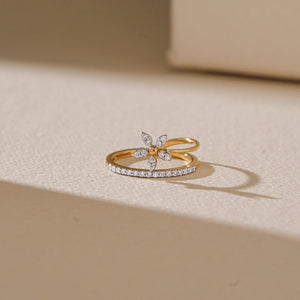 Spring Muse Floral Diamond Ring