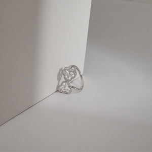 Clover Bloom Diamond Statement Ring