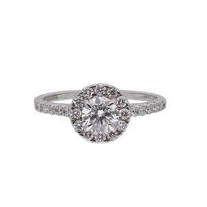 Regal Halo Diamond Ring