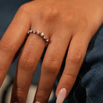 Minimalist 7-Stone Diamond Ring