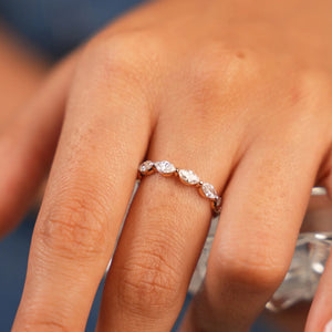 Infinity Petals Diamond Ring