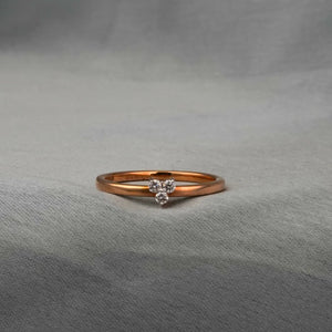Triple Grace Diamond Band Ring
