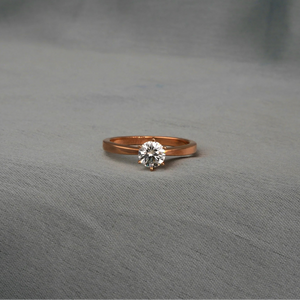 The Rose Crown Solitaire Ring