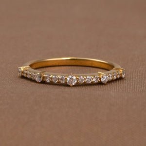 Celestial Path Diamond Band Ring