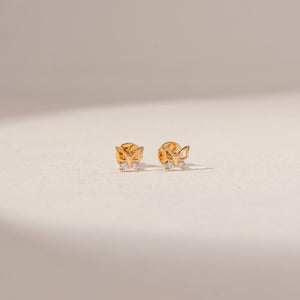 Graceful Butterfly Sparkle Diamond Earring