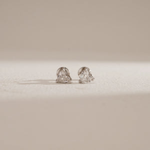 Cupids Love Diamond Stud Earrings