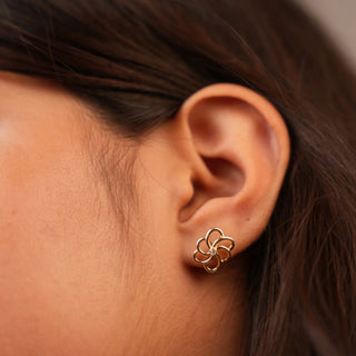 Set of 2|Petal Lab Grown Diamond Jewelry Set | Pendant & Stud Earrings