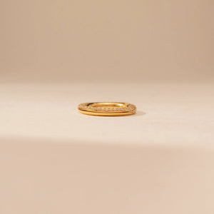 Graceful Interlocking Diamond Band Ring