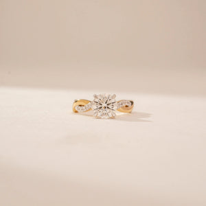 Floral Majesty Sparkle Diamond Ring