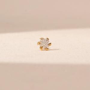 Petite Radiance Motif Diamond NosePin