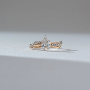 Elegant Marquise Accent Diamond Ring