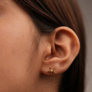 Starry Light Diamond Stud Earrings
