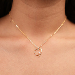 Abstract Art Diamond Pendant