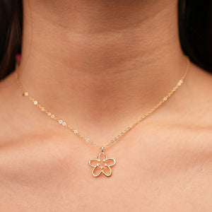 Petal Spark Diamond Pendant