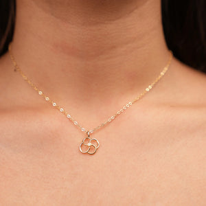 Petal Diamond Pendant