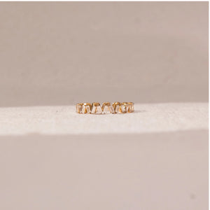 Zigzag Baguette Pattern Diamond Ring