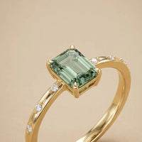 Green Diamond Rings
