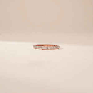 Sleek Baguette Harmony Diamond Ring