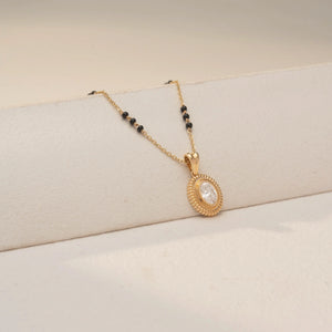 Royal Oval Diamond Glow Mangalsutra