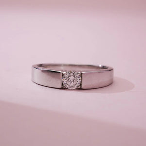 Elegant Minimalist Radiant Diamond Ring