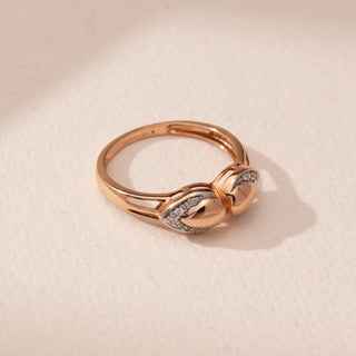 Endless Embrace Diamond Teardrop Ring