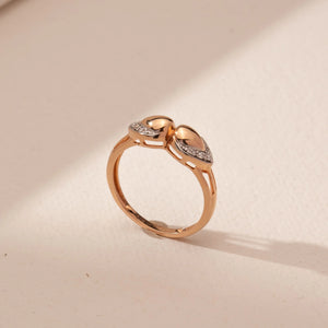 Endless Embrace Diamond Teardrop Ring