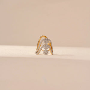 Graceful Triple Floral Diamond Ring