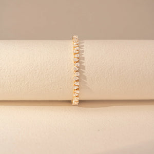 Radiant Pear Link Diamond Bracelet