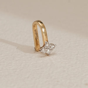 Petite Sparkling Diamond Nose Pin