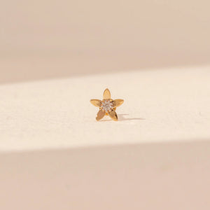 Delicate Bloom Diamond Nose Pin