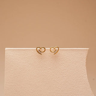 Set of 2|Heart Lab Grown Diamond Jewelry Set | Necklace & Stud Earrings