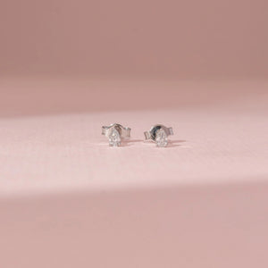 Radiance Pear Shape Diamond Earring